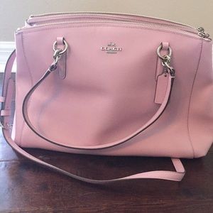 Coach handbag - light pink